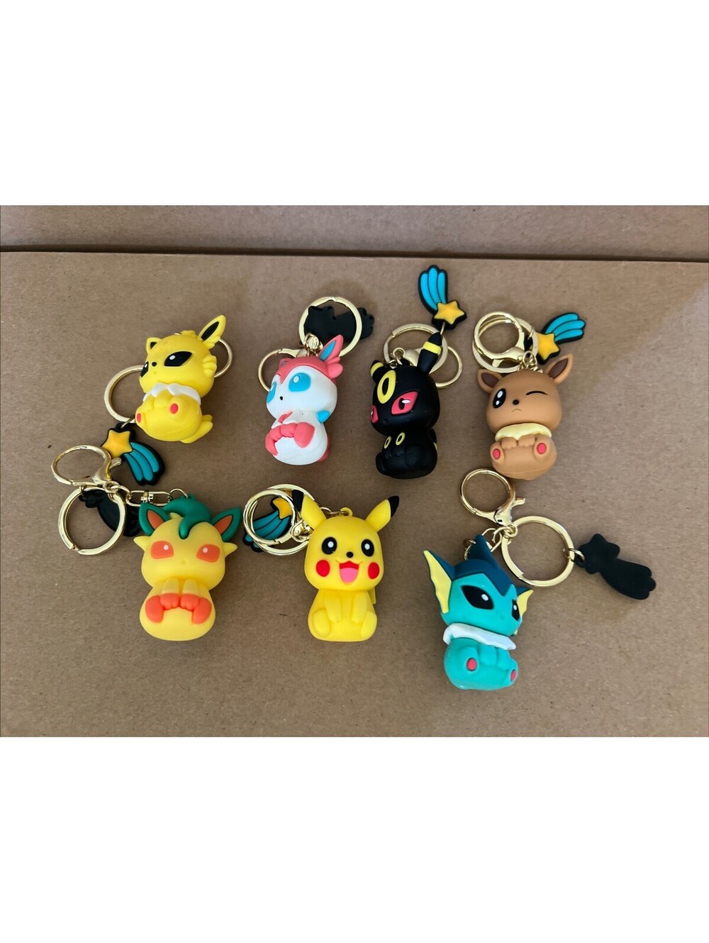 Pokemon Vinyl Figure Keychain Lot